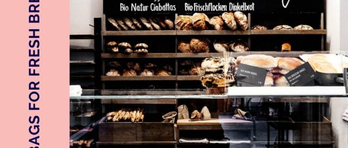 Fresh bread in a bakery
